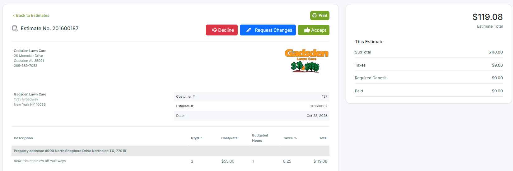Approve quotes in Client Portal