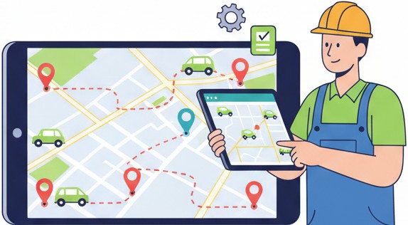 AI route optimization in LawnPro